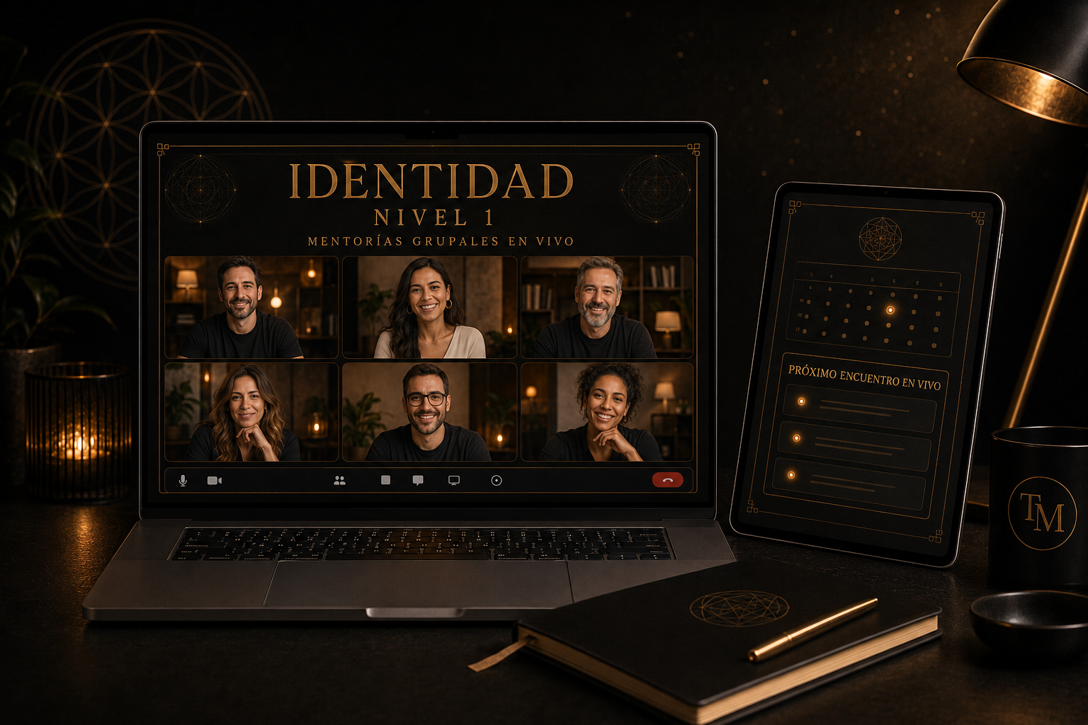 Mockup de la formación IDENTIDAD